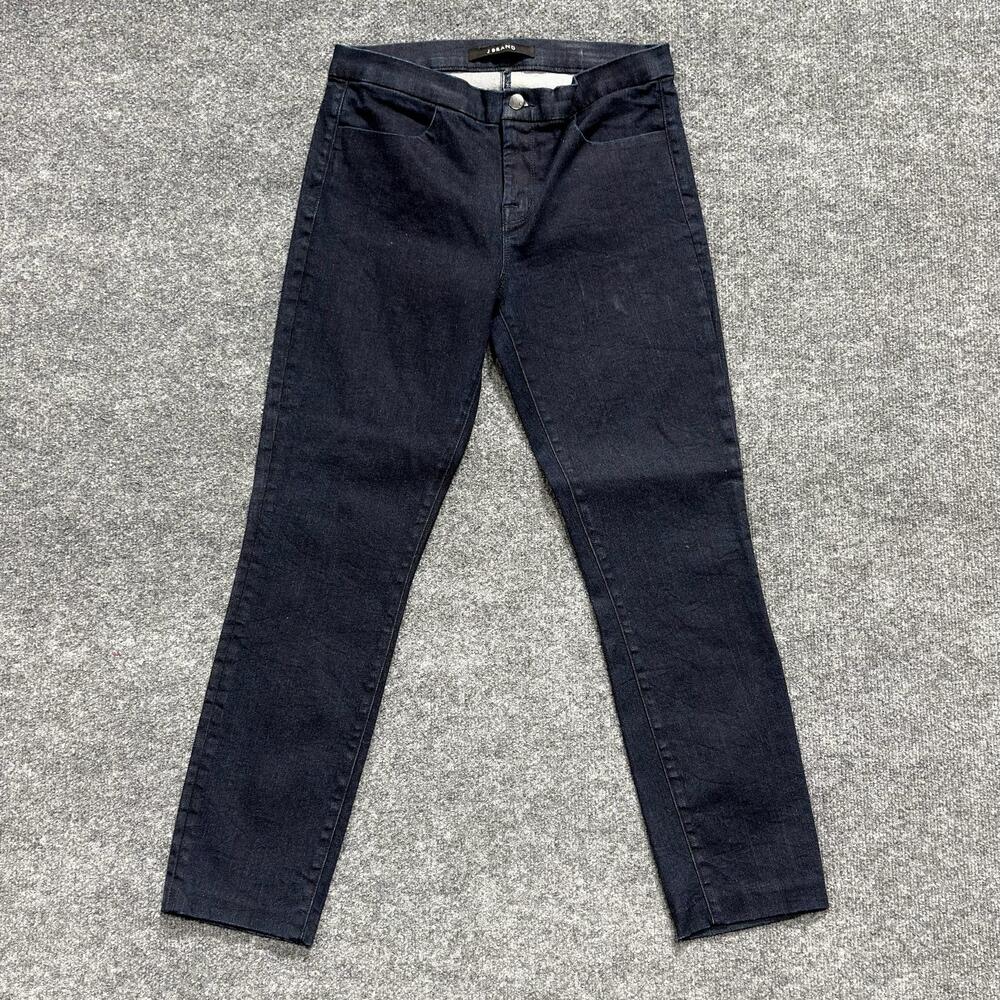 J Brand Jeans Womens 28 Blue Dark Wash Tailored Crop Slim Stretch Denim Inkwell